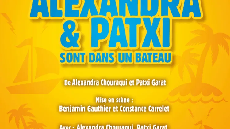 Alexandra et Patxi sont dans un bateau, la Troupe à Palmade