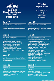 RBMA Festival Paris : Soumission
