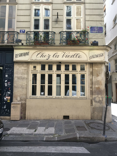 Chez la Vieille Restaurant Paris
