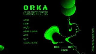 ORKA mit CREPITE : TEMPLE TEARS / MEHR IS MEHR / MËX