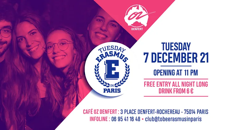 TUESDAY ERASMUS IN PARIS