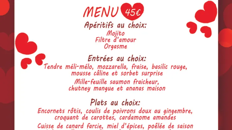 Soirée St-Valentin Dimanche 14 février au Cuba Compagnie restaurant Paris Bastille