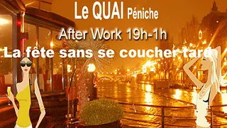 AfterWork Péniche Terrasse LE QUAI