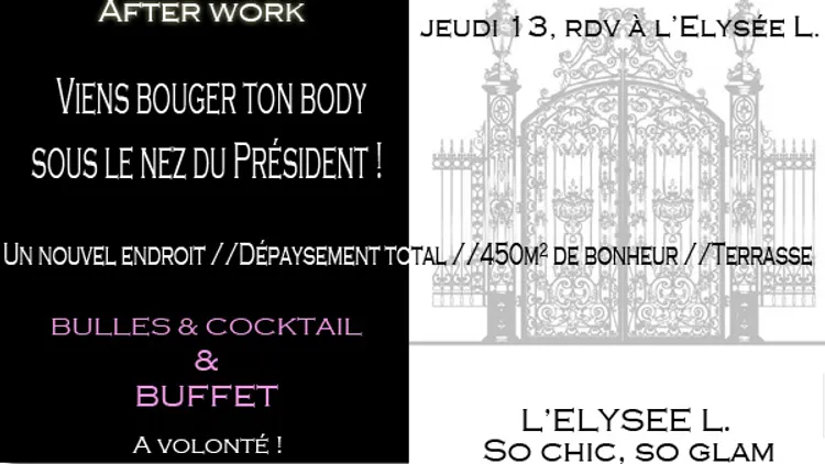 After Work à l'Elysée L.