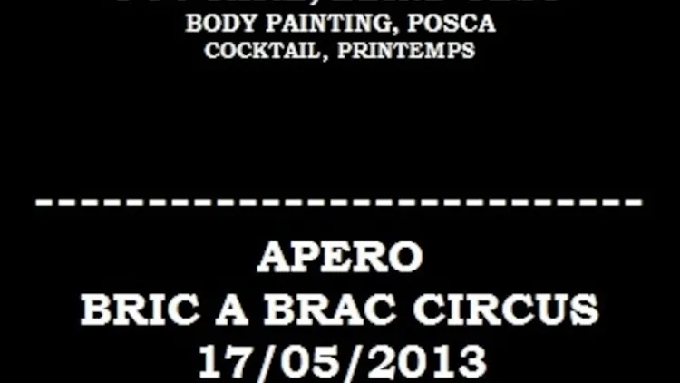 L'apéro Bric à Brac Circus