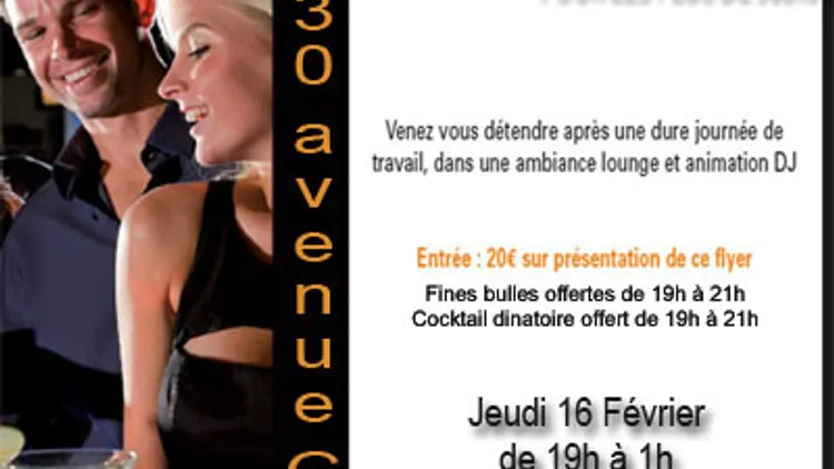 AFTER WORK @ POUR LES TRENTENAIRES