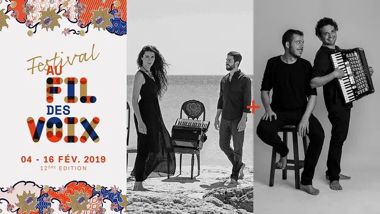 Rachele Andrioli & Rocco Nigro // Joao Cavalcanti & Marcelo Caldi - Festival Au Fil Des Voix