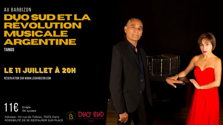La Duo Sud et la révolution musicale argentine - Récital Piazzolla, Ginastera –