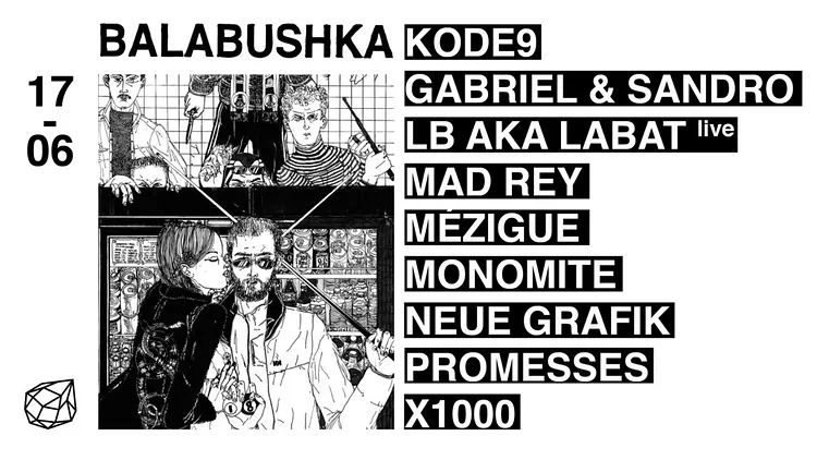 Concrete: Kode9 x Mad Rey x Mezigue x Neue Grafik x Lb aka Labat