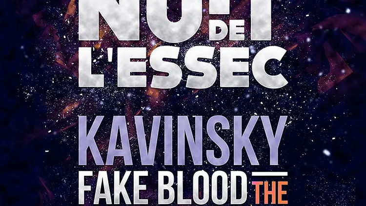NUIT DE L'ESSEC 2013 presents Kavinsky - Fake Blood - The Supermen Lovers - Jupiter - Baadman