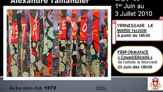 Performance artistique par Alexandre Taillandier
