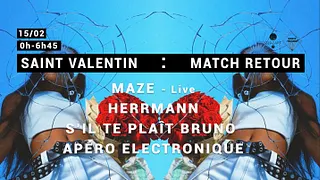 St Valentin : Match Retour ♡ Paris Techno