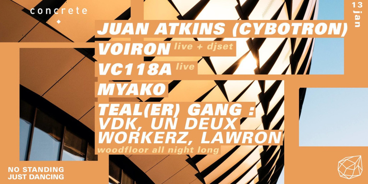 Concrete: Juan Atkins (Cybotron) / Voiron / Vc118a / Myako