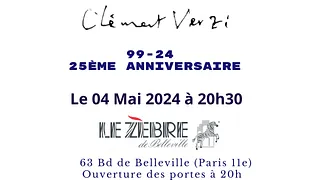 Clément VERZI, 25 ans de musique