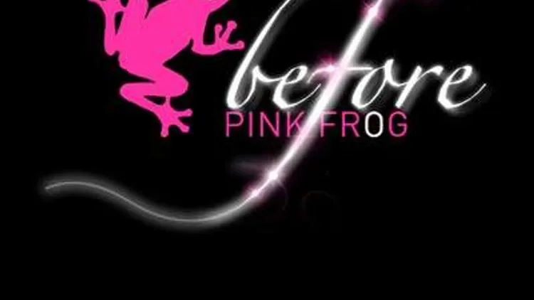 Before pink frog