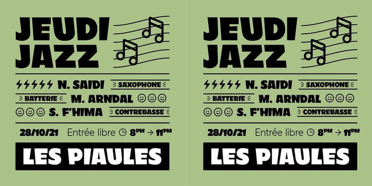Jazz Jam "Bring Your Horns aux Piaules Belleville avec Neil Saidi, Malte Arndal et Samuel F'Hima