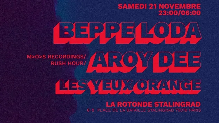 LesYeuxOrange vs Beppe Loda (italie) & Aroy Dee (pays-bas) @ La Rotonde Stalingrad