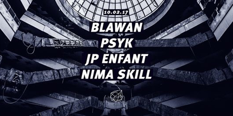 Concrete : Blawan, Psyk, JP Enfant / Woodfloor: Nimä Skill