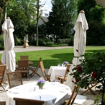 Le restaurant de la Maison de l'Amérique Latine, un pied dans un hôtel particulier