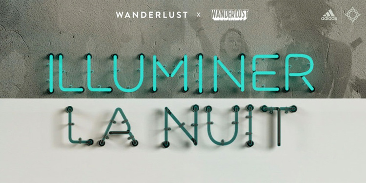 Illuminer La Nuit : Wanderlust x adidas au Wanderlust