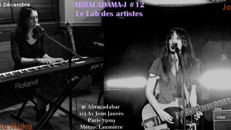 Abracadama-J # 12 - Le Lab des artistes - Joy Pryor + Caroline Msika