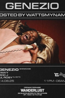 Soirée rap : Genezio, Lil Rosy, Yawy et Roc J au Wanderlust le 14 juin