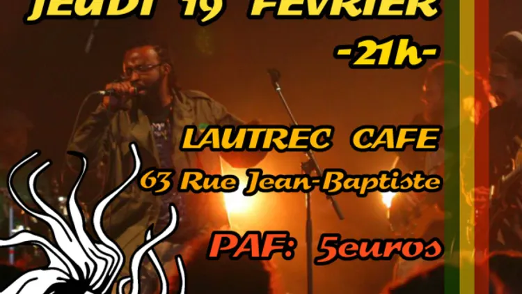 Gayason en concert au Lautrec café