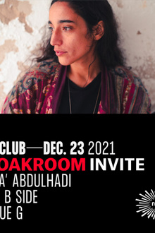 Cloakroom Invite: Sama' Abdulhadi, Fred B Side, Manue G
