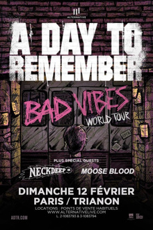 A DAY TO REMEMBER + NECK DEEP + MOOSE BLOOD