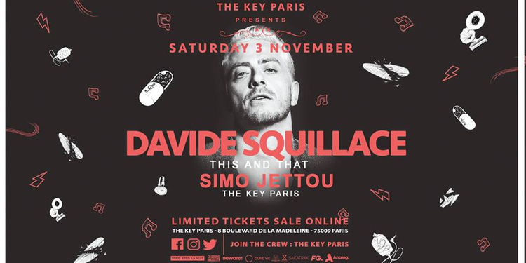 Titre: The Key Paris presents : Davide Squillace