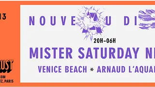 NOUVEAU DISCO : Mister Saturday Night ,Venice beach, Arnaud L'aquarium