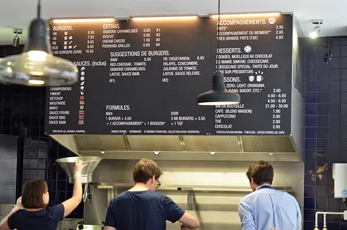 B&M Burgers Meilleurs Restaurant Paris