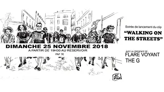 Walking on the streets - soirée de lancement du clip