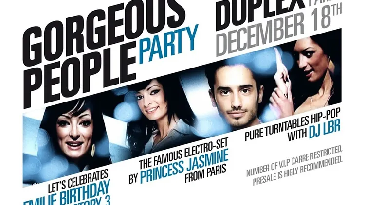 Gorgeous People Party:anniv Emilie Secret Story 3