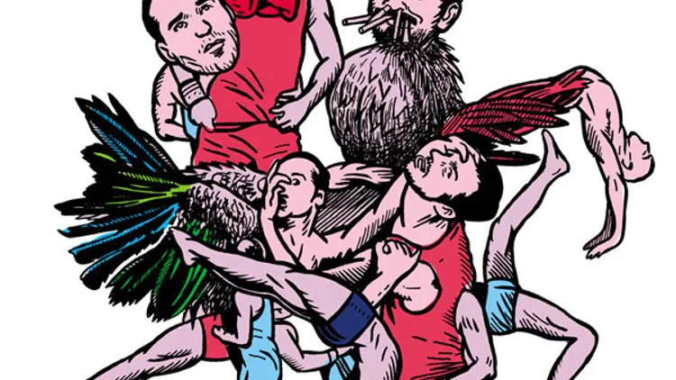 Un poyo rojo - Teatro fisico - Annulé