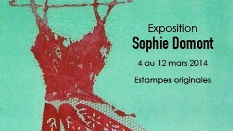 Exposition de gravures avec Sophie Domont