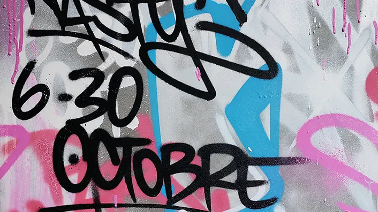 Exposition Nasty - Oeuvres sur béton
