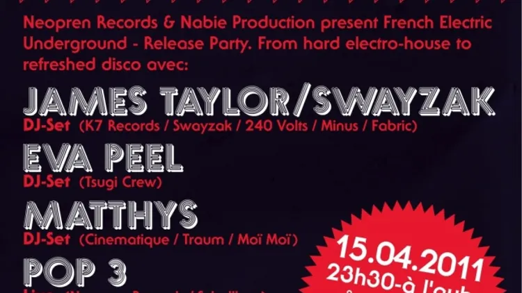 French Electric Underground - Release Party