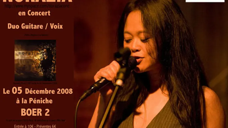 Norazia en duo guitare / voix au BOER 2