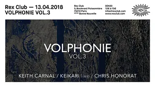 Volphonie VOL.3: Keith Carnal, Keikari Live, Chris Honorat
