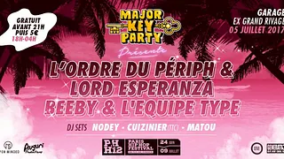 MAJOR KEY PARTY Free avant 21h