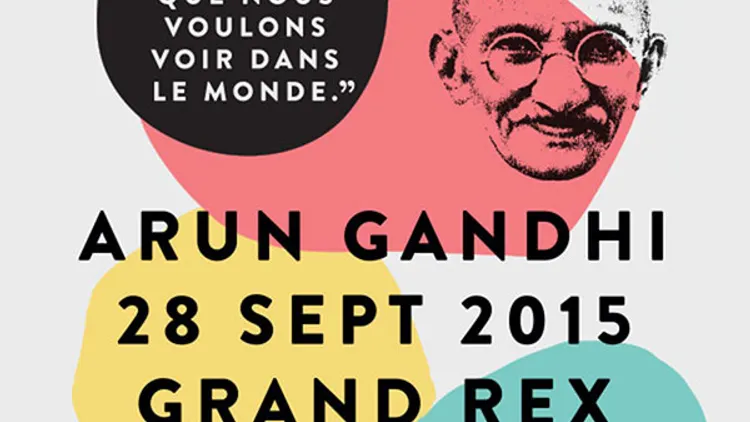 Arun Gandhi au Grand Rex