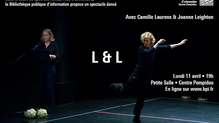 Lecture dansée de l’autrice Camille Laurens avec la chorégraphe Joanne Leighton