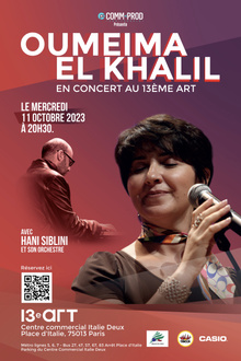 Oumeima El Khalil en concert à Paris