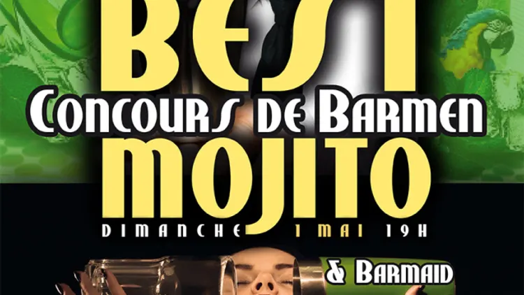 Concours de barmen et barmaids Best Mojito in Paris 2016 - Restaurant bar Cuba Compagnie Paris 11