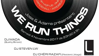 we run things
