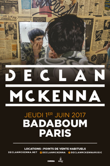 Declan McKenna + Girli _ 1er juin _ Badaboum