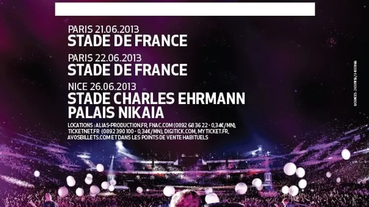 Muse en concert au Stade de France - The 2nd Law Tour