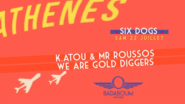 Badaboum Airlines/ Athens’ SIX DOGS in Paris w/ WAGD