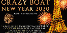 CRAZY BOAT  LATINO  TOUR EIFFEL CROISIÈRE VIP NEW YEAR 2020